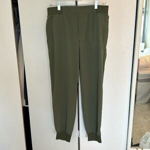 Banana Republic size M olive green pants with elastic waist